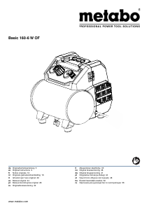 Instrukcja Metabo Basic 160-6 W OF Kompresor