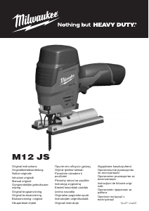 Kullanım kılavuzu Milwaukee M12 JS-0 Dekupaj testere