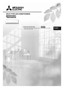 Manual Mitsubishi MSZ-AS90VGD Air Conditioner