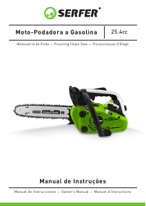 Manual Serfer 3588-25 Motosserra