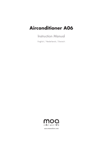 Bedienungsanleitung Moa A06 Klimagerät