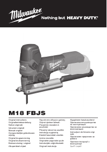 Priročnik Milwaukee M18 FBJS-0X Vbodna žaga