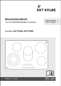 Bedienungsanleitung KKT Kolbe KK7705RL Kochfeld