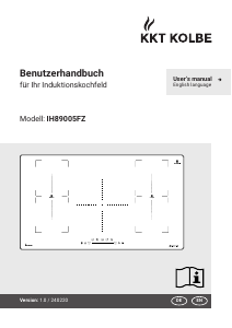 Bedienungsanleitung KKT Kolbe IH89005FZ Kochfeld