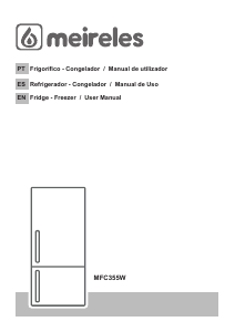 Handleiding Meireles MFC 355 W Koel-vries combinatie