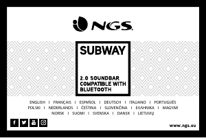 Használati útmutató NGS Subway 2.0 Házimozi-rendszer