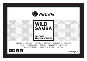 Mode d’emploi NGS Wild Samba Haut-parleur