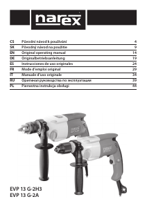 Manual Narex EVP 13 G-2A Impact Drill