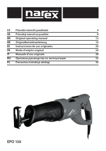 Manuale Narex EPO 150 Sega universale