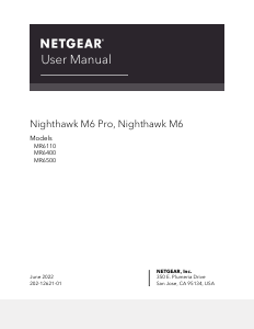 Handleiding Netgear MR6400 Router