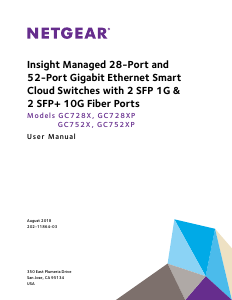 Handleiding Netgear GC728XP Switch