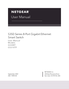 Manual Netgear GS310TP Switch