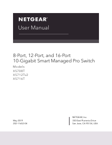 Handleiding Netgear XS708T Switch