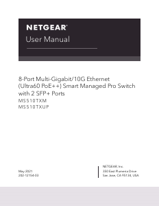 Manual Netgear MS510TXM Switch