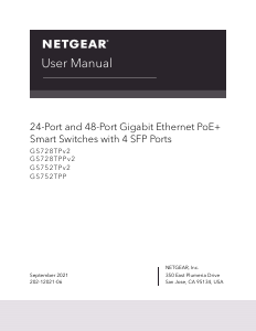 Manual Netgear GS752TPv2 Switch