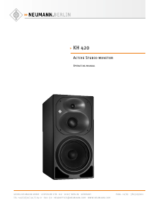 Handleiding Neumann KH 420 Luidspreker