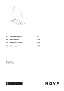 Bedienungsanleitung Novy 7520 Zen Dunstabzugshaube