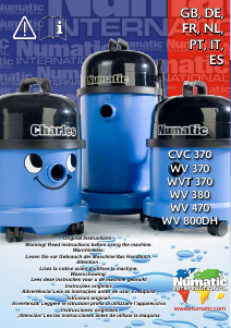 Mode d’emploi Numatic WV 370 Aspirateur