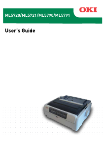 Handleiding OKI ML5721 Printer