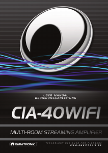 Bedienungsanleitung Omnitronic CIA-40WIFI Verstärker