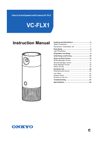 Handleiding Onkyo VC-FLX1 Luidspreker