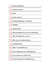 Bruksanvisning Nintendo Switch