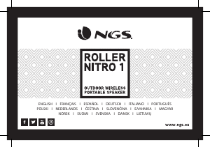 Εγχειρίδιο NGS Roller Nitro 1 Ηχείο