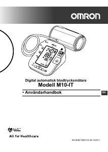 Bruksanvisning Omron M10-IT Blodtrycksmätare