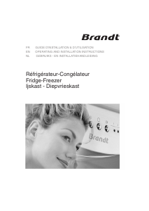 Mode d’emploi Brandt CN2920Z Réfrigérateur combiné