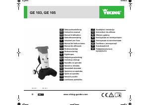 Rokasgrāmata Viking GE 103 Dārza smalcinātājs