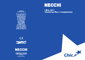 Manuale Necchi 215 Chic Macchina per cucire