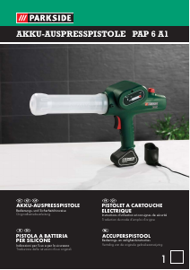 Mode d’emploi Parkside PAP 6 A1 Pistolet à mastic