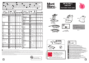 Manuale Mont Blanc AMC 5002 Barre portatutto