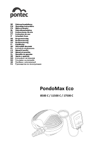 Handleiding Pontec Pondomax Eco 8500 C Fonteinpomp