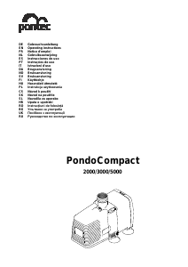 Руководство Pontec PondoCompact 5000 Насос для фонтана