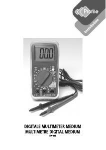 Handleiding Profile PIN-116 Multimeter