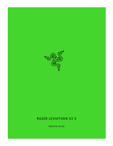 Manual Razer Leviathan V2 X Speaker