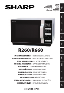 Mode d’emploi Sharp R260 Micro-onde