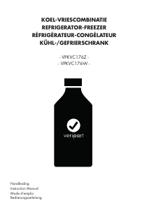 Bedienungsanleitung Veripart VPKVC176W Kühl-gefrierkombination