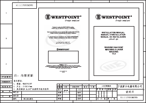 Manual de uso Westpoint WLX-1217P Lavadora
