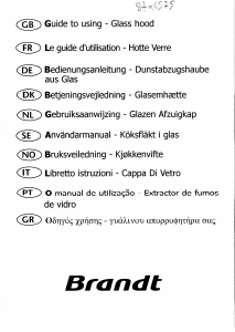 Handleiding Brandt AD389ZT1 Afzuigkap