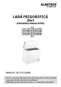 Manual Albatros LA175E Congelator