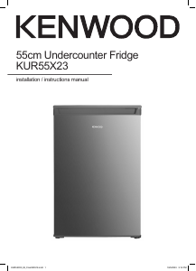 Manual Kenwood KUR55X23 Refrigerator