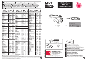 Manual de uso Mont Blanc AMC 5200 Barra de techo