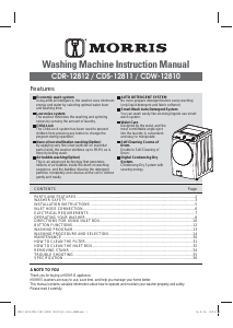 Handleiding Morris CDW-12810 Wasmachine