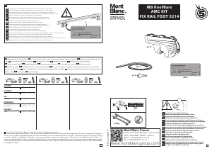 Manual Mont Blanc AMC 5214 Barras de tejadilho
