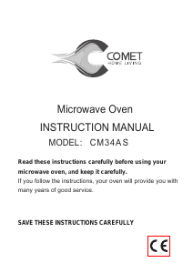 Handleiding Comet CM34AS Magnetron