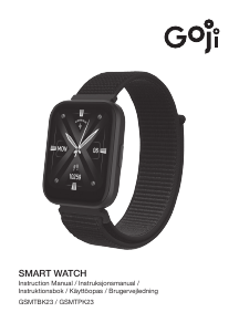 Manual Goji GSMTBK23 Smart Watch