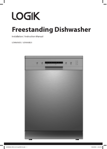 Manual Logik LDW60W23 Dishwasher