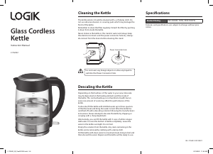 Manual Logik L17GK22 Kettle